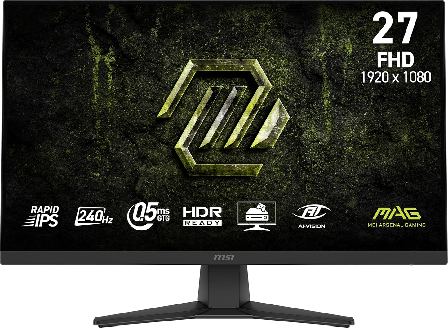 MSI MAG 272F X24 27 Rapid IPS 1920x1080 16:9 0.5ms 240Hz DP 2xHDMI