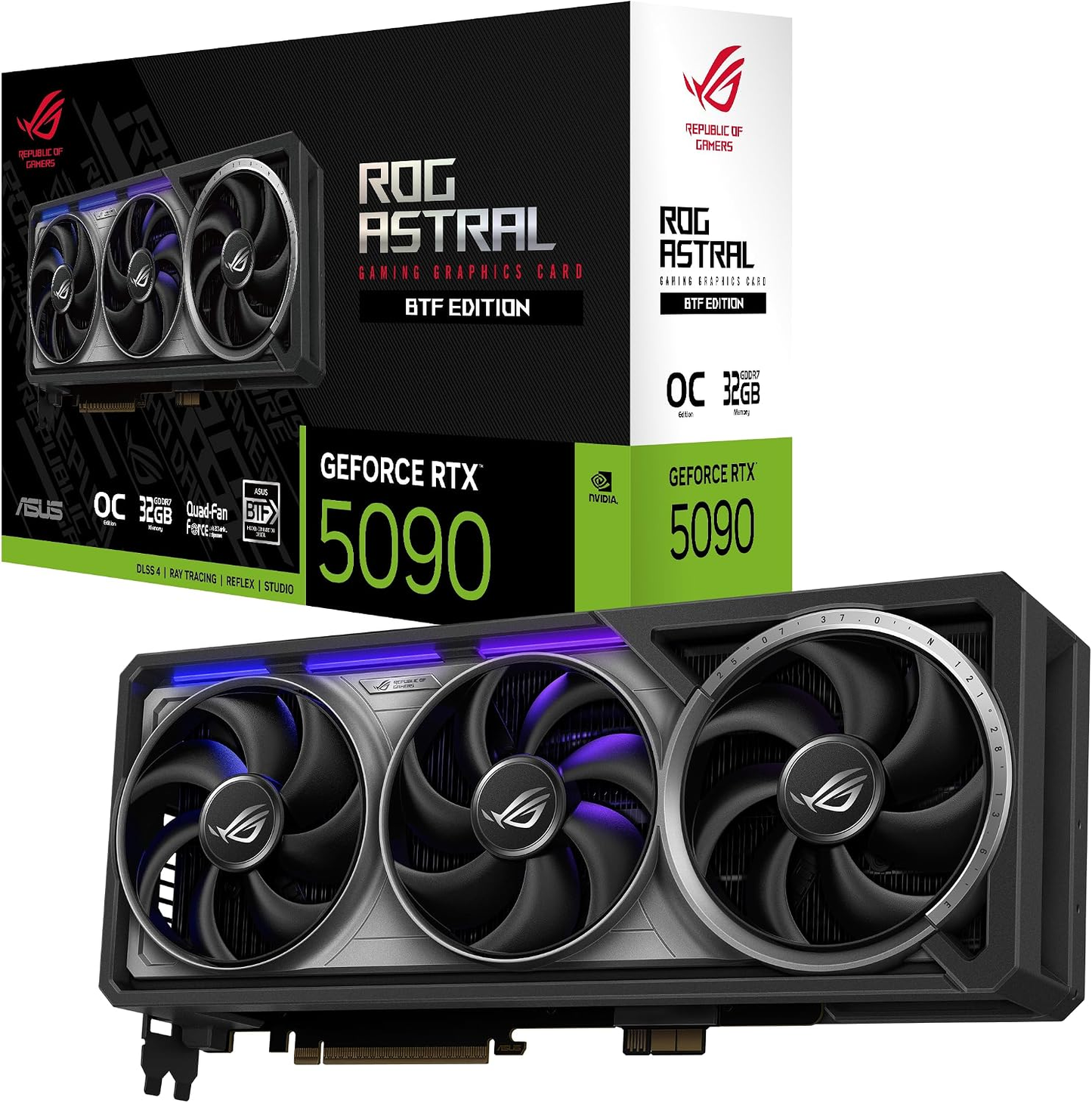 ASUS ROG-ASTRAL-RTX5090-O32G-BTF-GAMING GeForce RTX 5090 BTF OC 32GB GDDR7