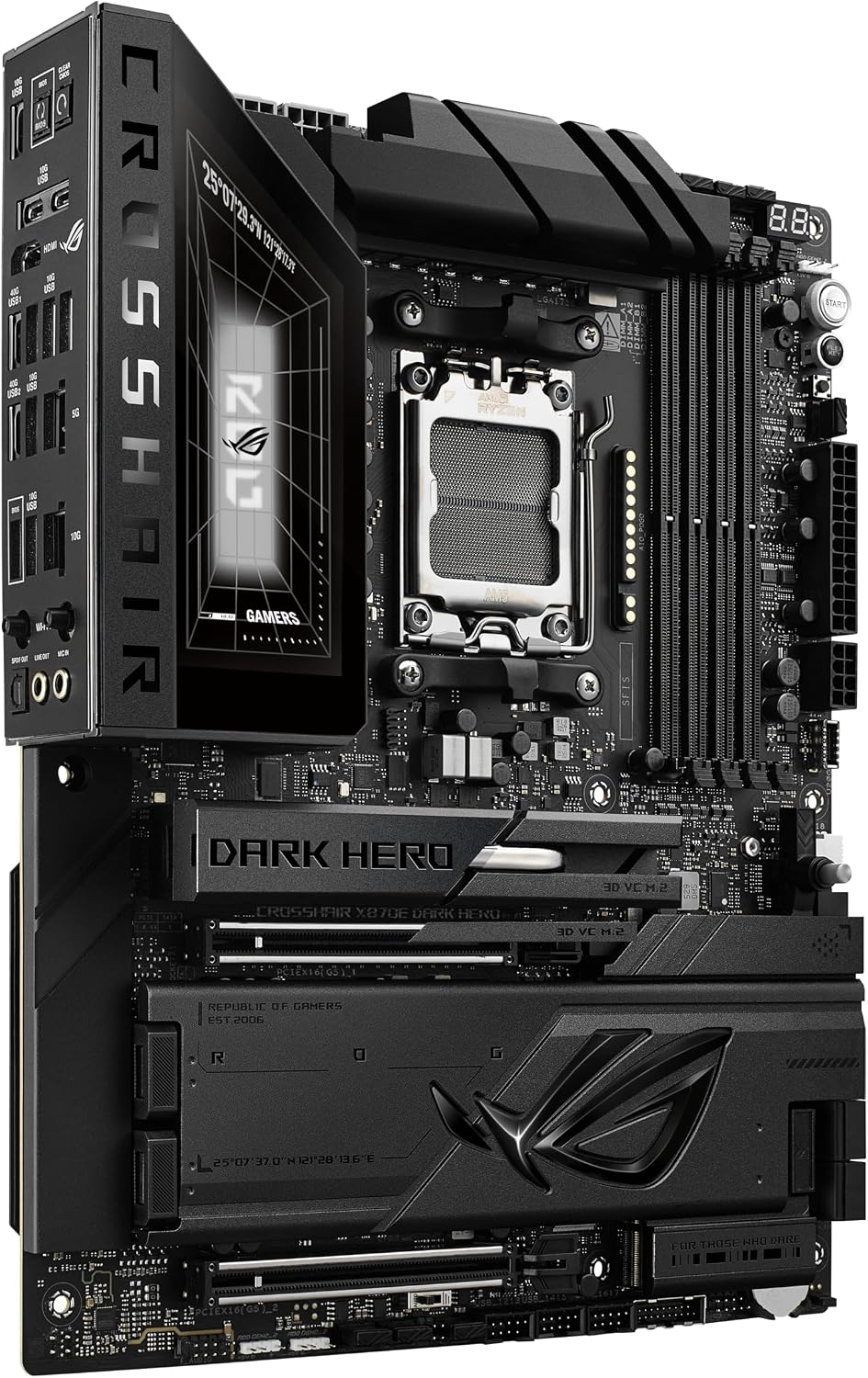 ASUS ROG CROSSHAIR X870E DARK HERO AMD X870E AM5 max.256GB DDR5 ATX