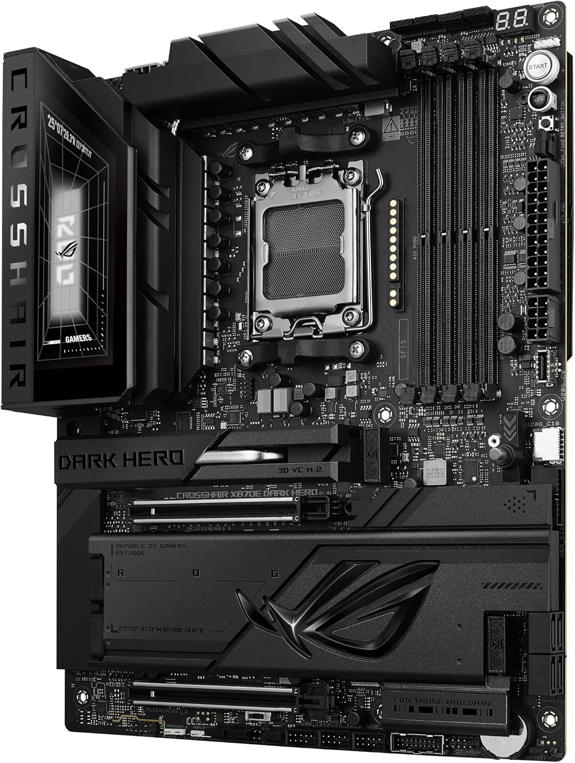 ASUS ROG CROSSHAIR X870E DARK HERO AMD X870E AM5 max.256GB DDR5 ATX
