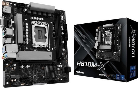 ASRock H810M-X WIFI H810 LGA1851 Max128GB DDR5 Micro ATX