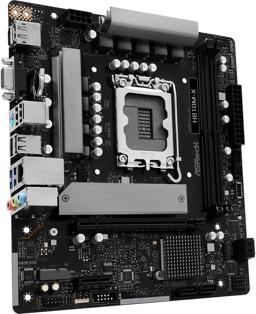 ASRock H810M-X WIFI H810 LGA1851 Max128GB DDR5 Micro ATX