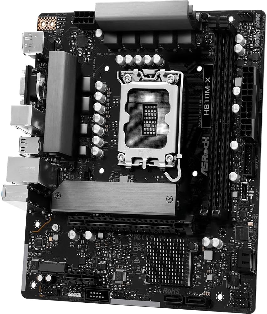 ASRock H810M-X WIFI H810 LGA1851 Max128GB DDR5 Micro ATX