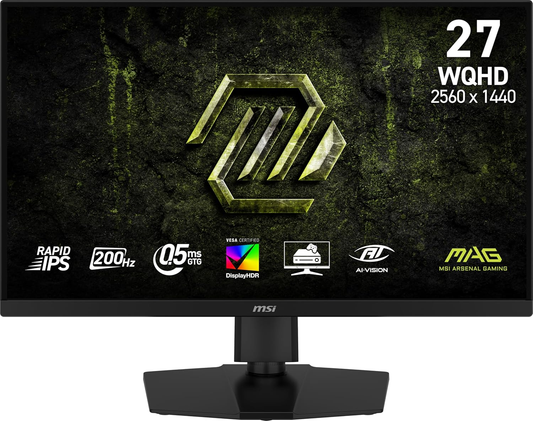 MSI MAG 274QF E20 27 WQHD 2560x1440 16:9 0.5ms 200Hz