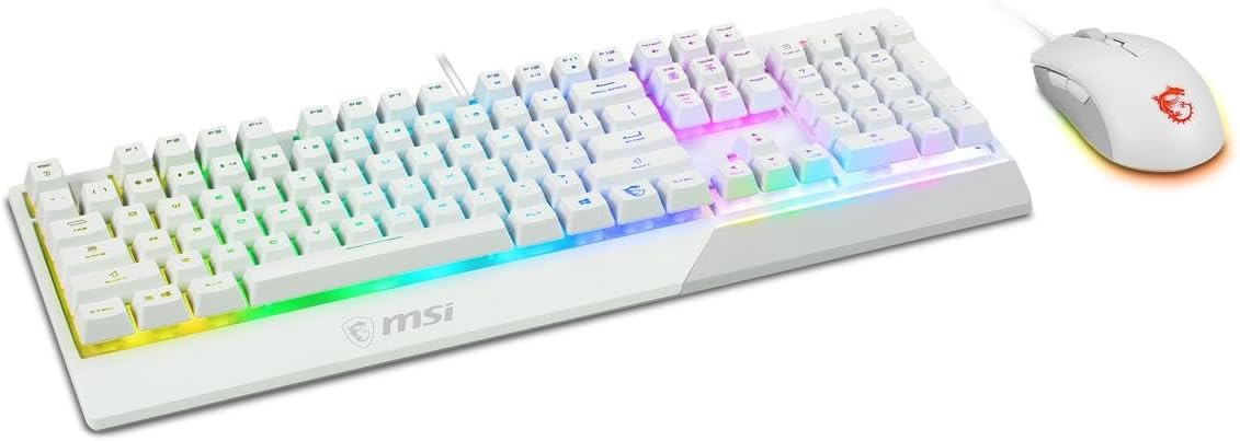 MSI VIGOR GK30 COMBO WHITE Keyboard and Mouse (GK30 White+GM11 White)