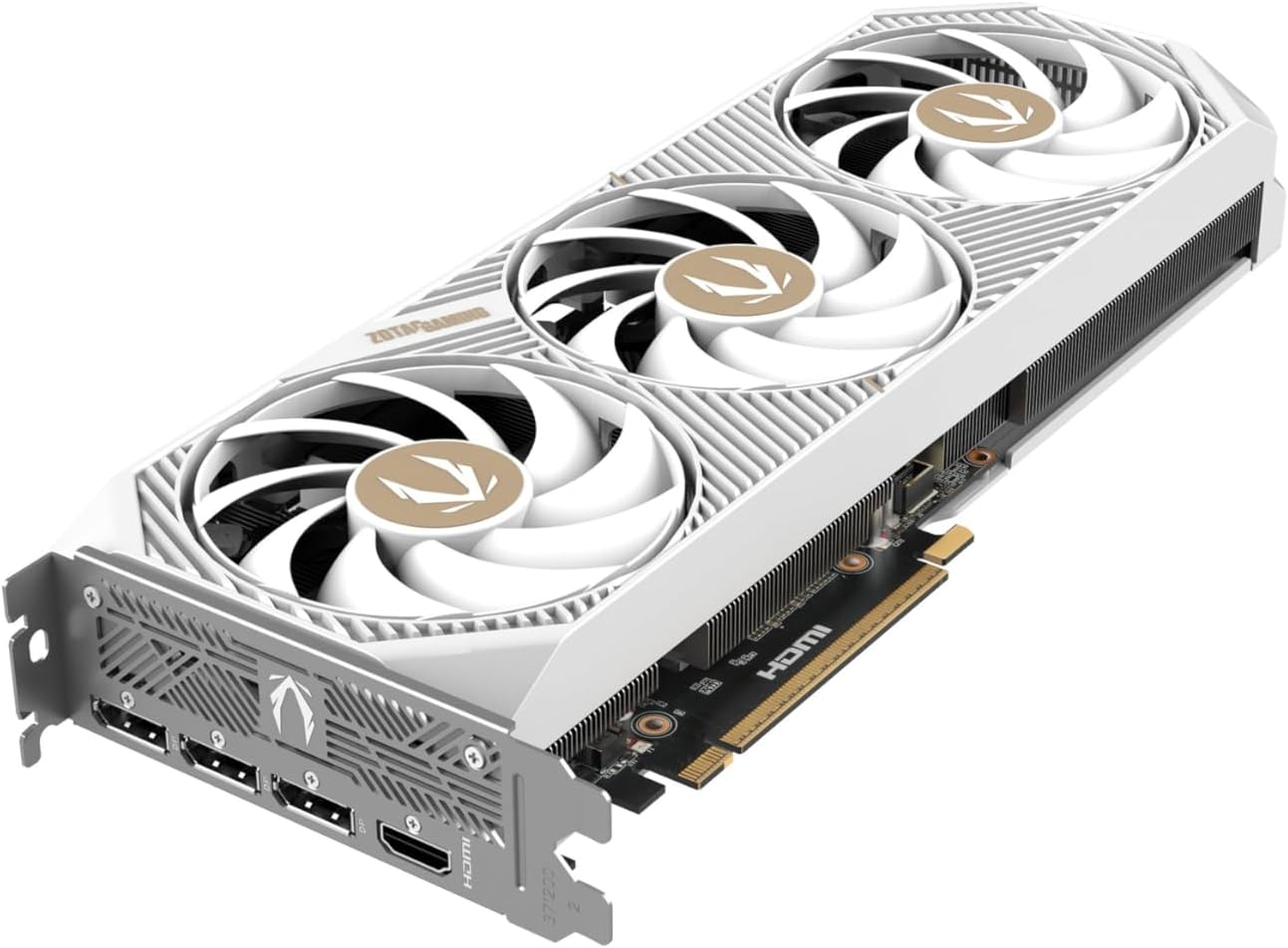 ZOTAC ZT-B50700FQ-10A GeForce RTX 5070 AMP White 12GB GDDR7 192bit