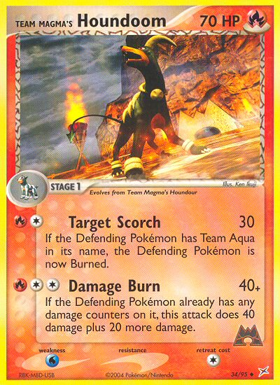 Team Magma's Houndoom [EX4 - 34]