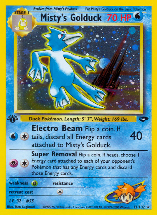 Misty's Golduck [GYM2^UNL - 12]