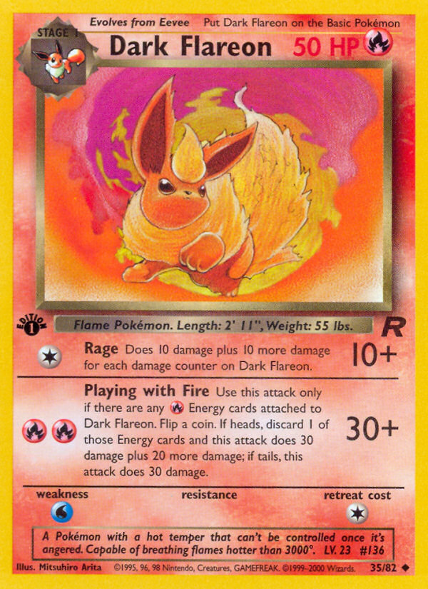 Dark Flareon [BASE5^UNL - 35]