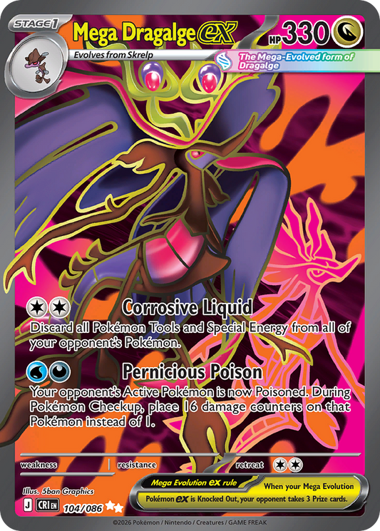 Mega Dragalge ex [ME4 - 104]