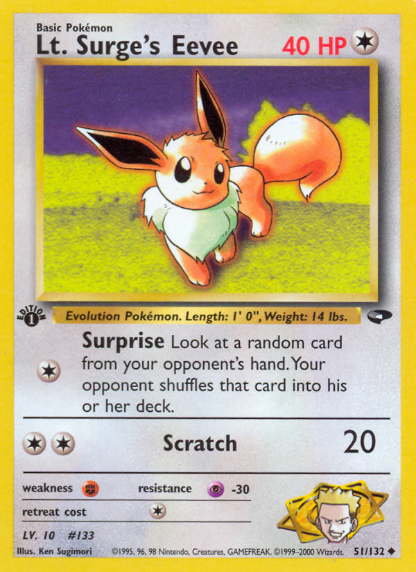Lt. Surge's Eevee [GYM2^UNL - 51]