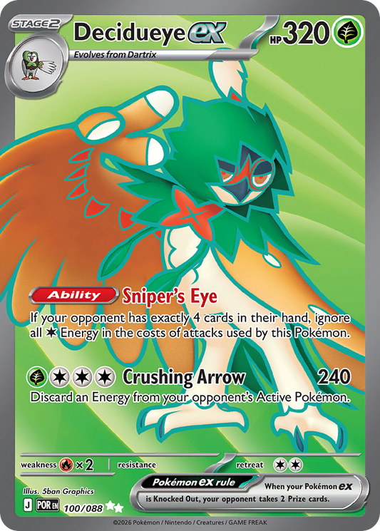 Decidueye ex [ME3 - 100]