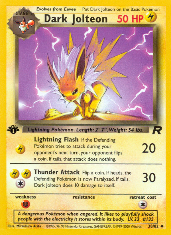 Dark Jolteon [BASE5^UNL - 38]