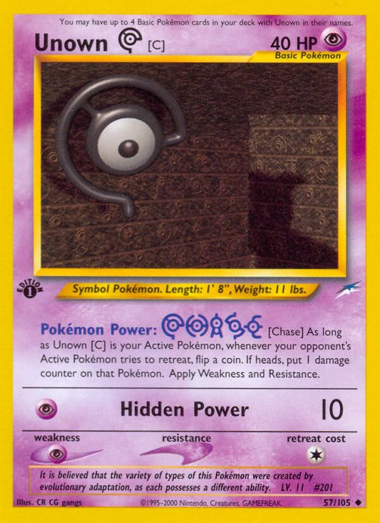 Unown [C] [NEO4 - 57]