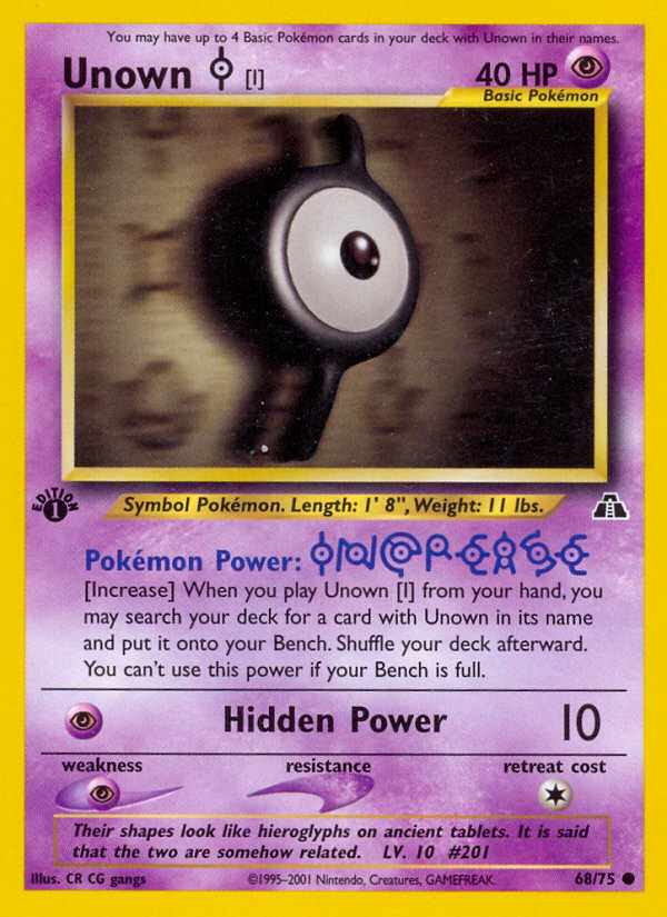 Unown [I] [NEO2 - 68]