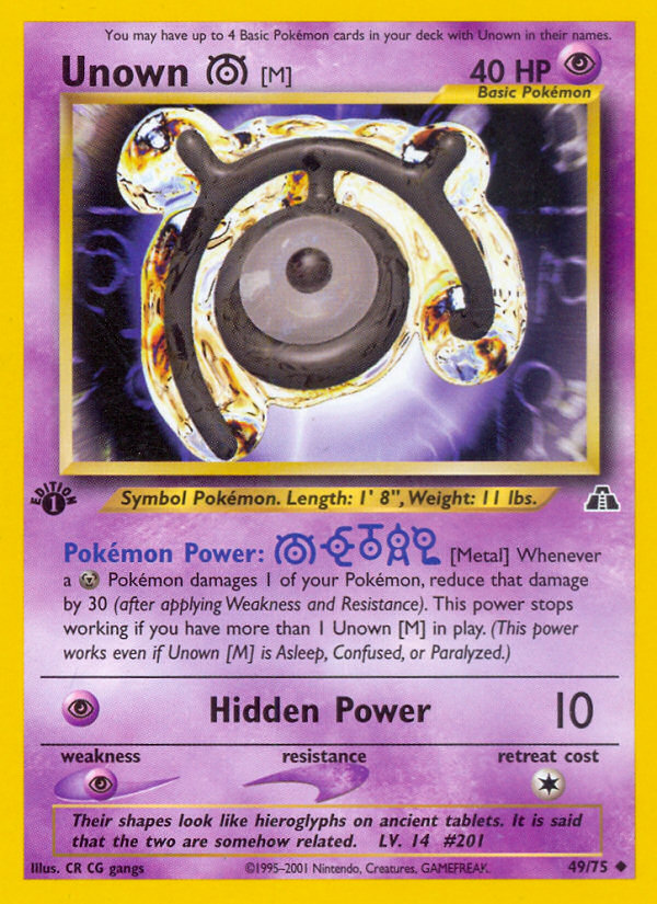 Unown [M] [NEO2 - 49]