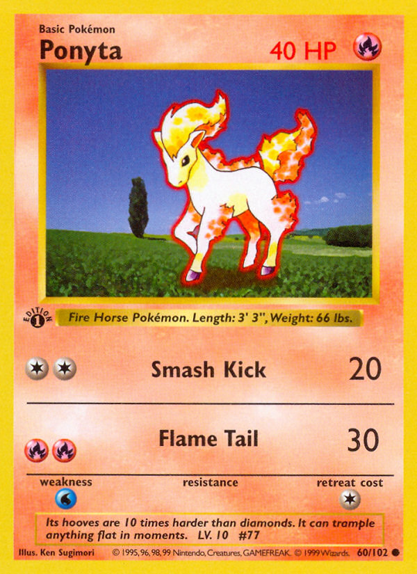 Ponyta [BASE1^UNL - 60]