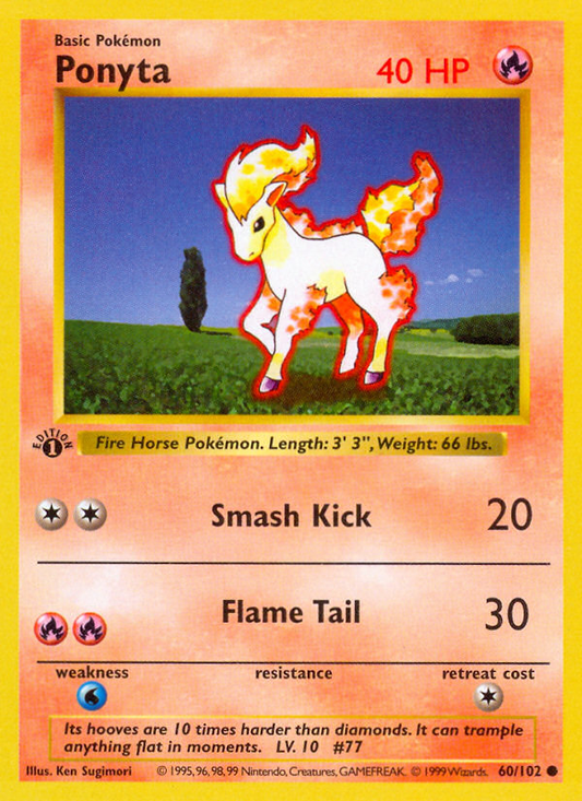 Ponyta [BASE1^UNL - 60]
