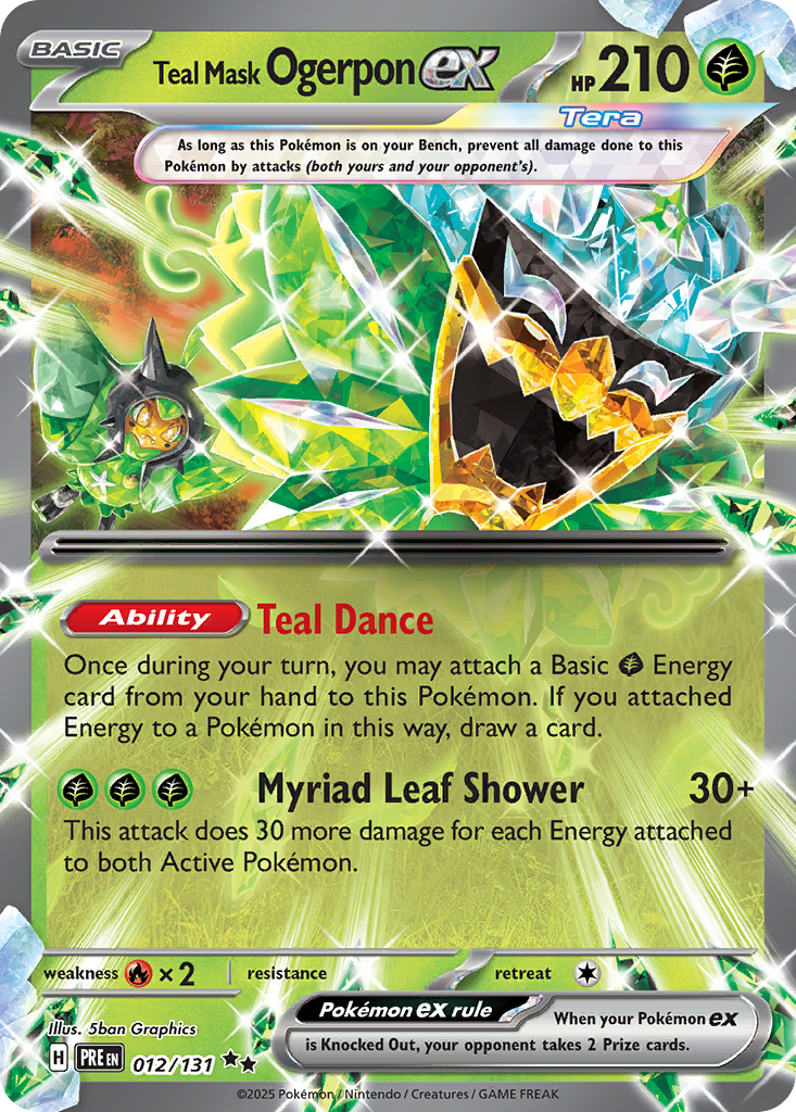 Teal Mask Ogerpon ex [SV8PT5 - 12]