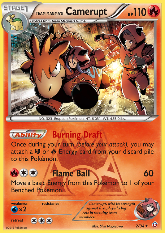 Team Magma's Camerupt [DC1 - 2]
