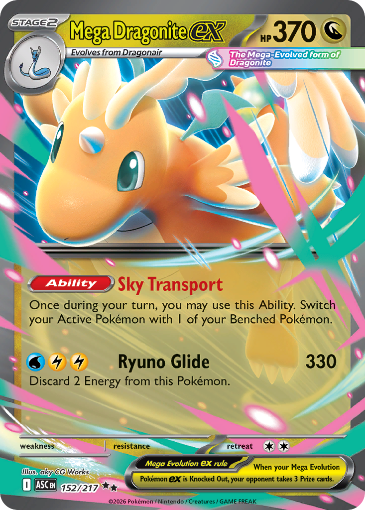 Mega Dragonite ex [ME2PT5 - 152]
