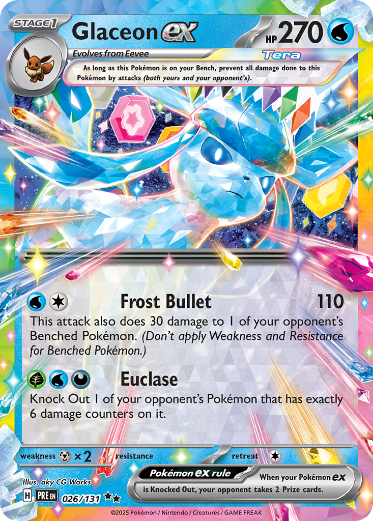 Glaceon ex [SV8PT5 - 26]