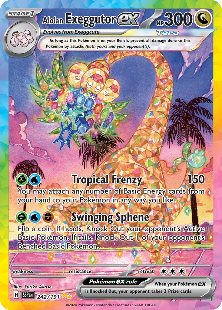 Alolan Exeggutor ex [SV8 - 242]
