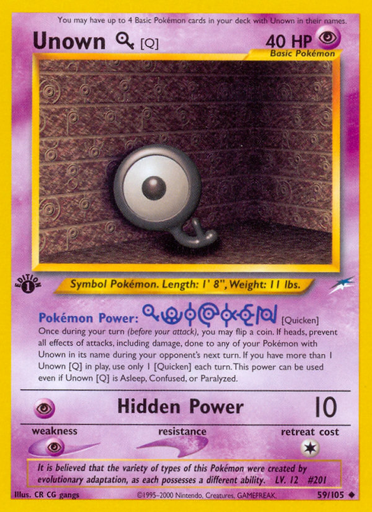 Unown [Q] [NEO4 - 59]