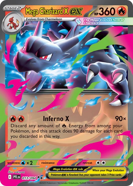 Mega Charizard X ex [ME2 - 13]