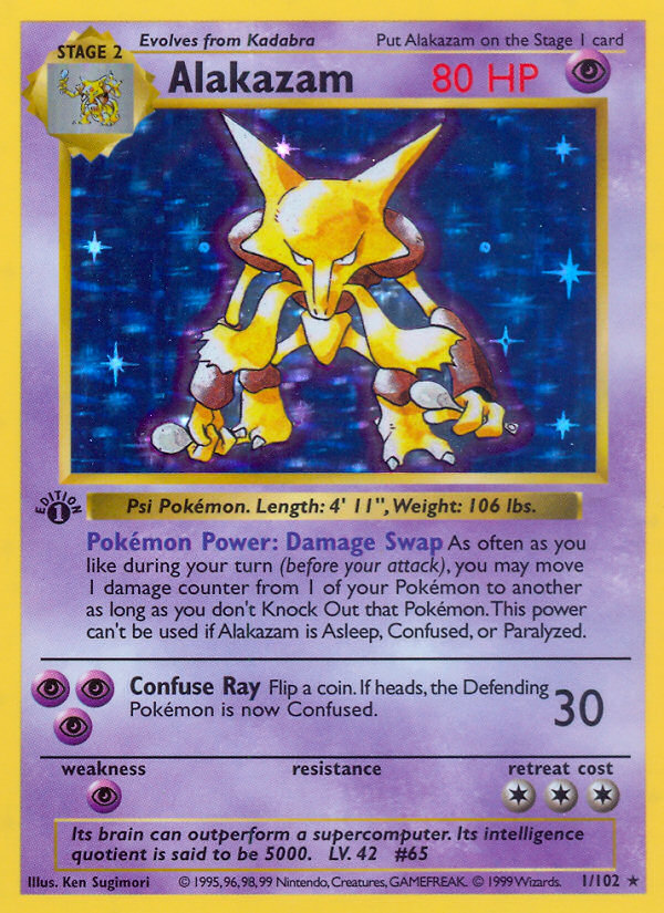 Alakazam [BASE1^UNL - 1]