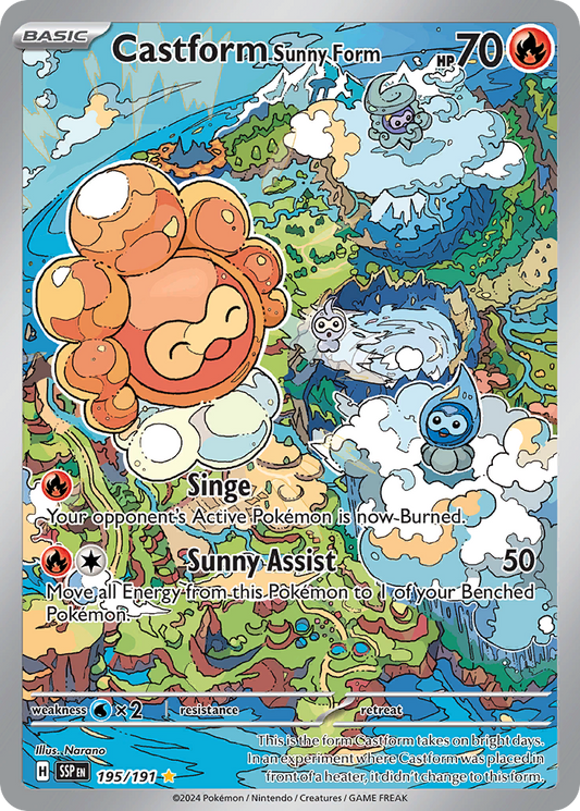 Castform Sunny Form [SV8 - 195]