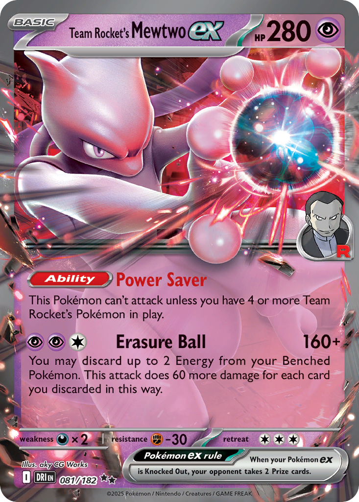 Team Rocket's Mewtwo ex [SV10 - 81]