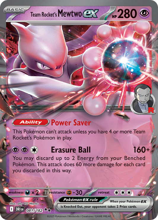 Team Rocket's Mewtwo ex [SV10 - 81]