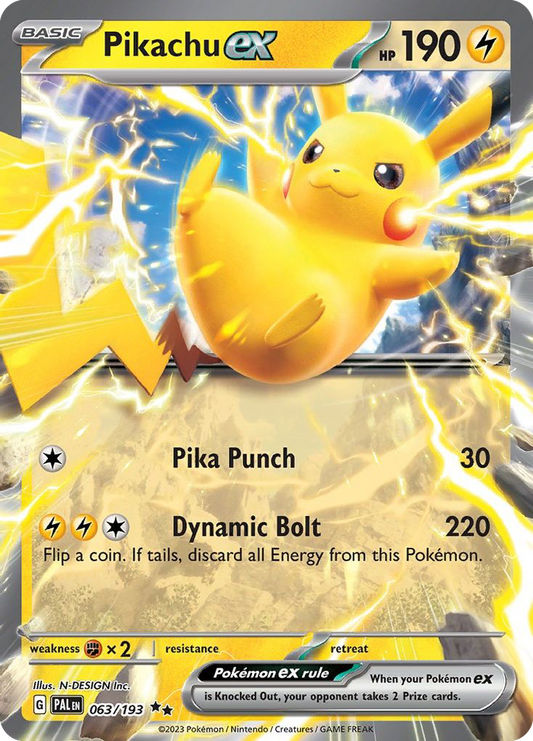 Pikachu ex [SV2 - 63]