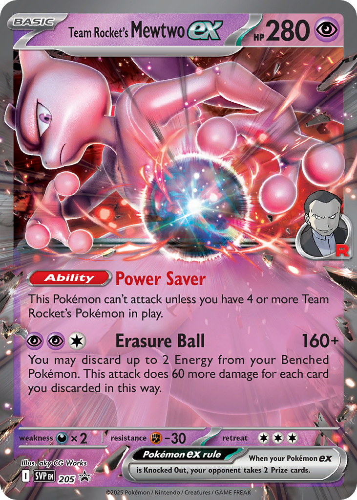 Team Rocket’s Mewtwo ex [SVP - 205]