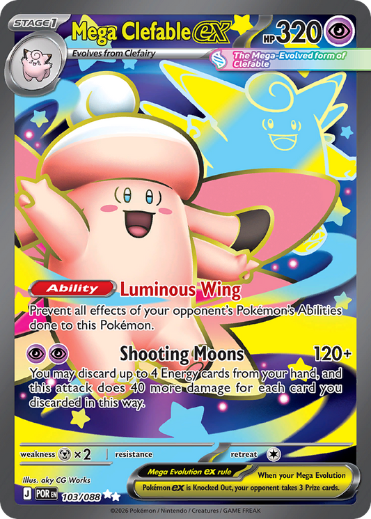 Mega Clefable ex [ME3 - 103]