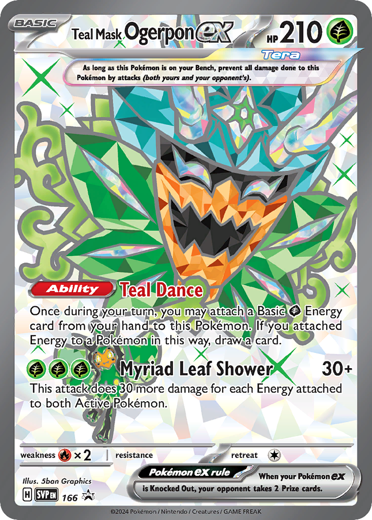 Teal Mask Ogerpon ex [SVP - 166]