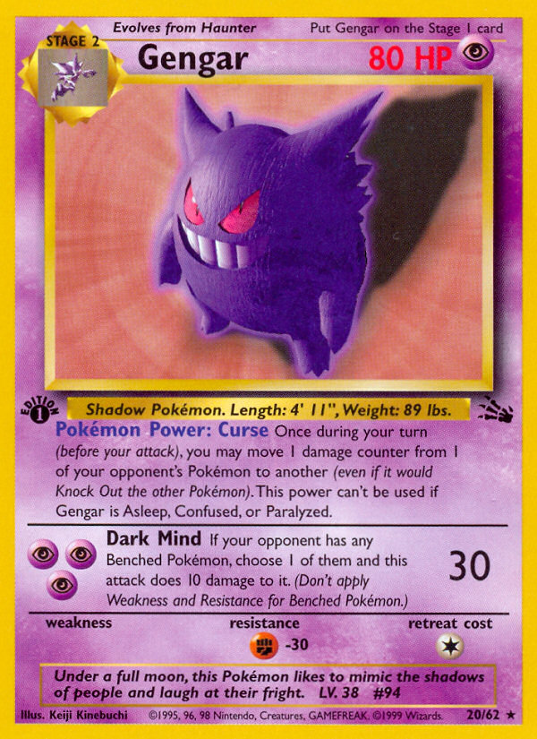 Gengar [BASE3^UNL - 20]