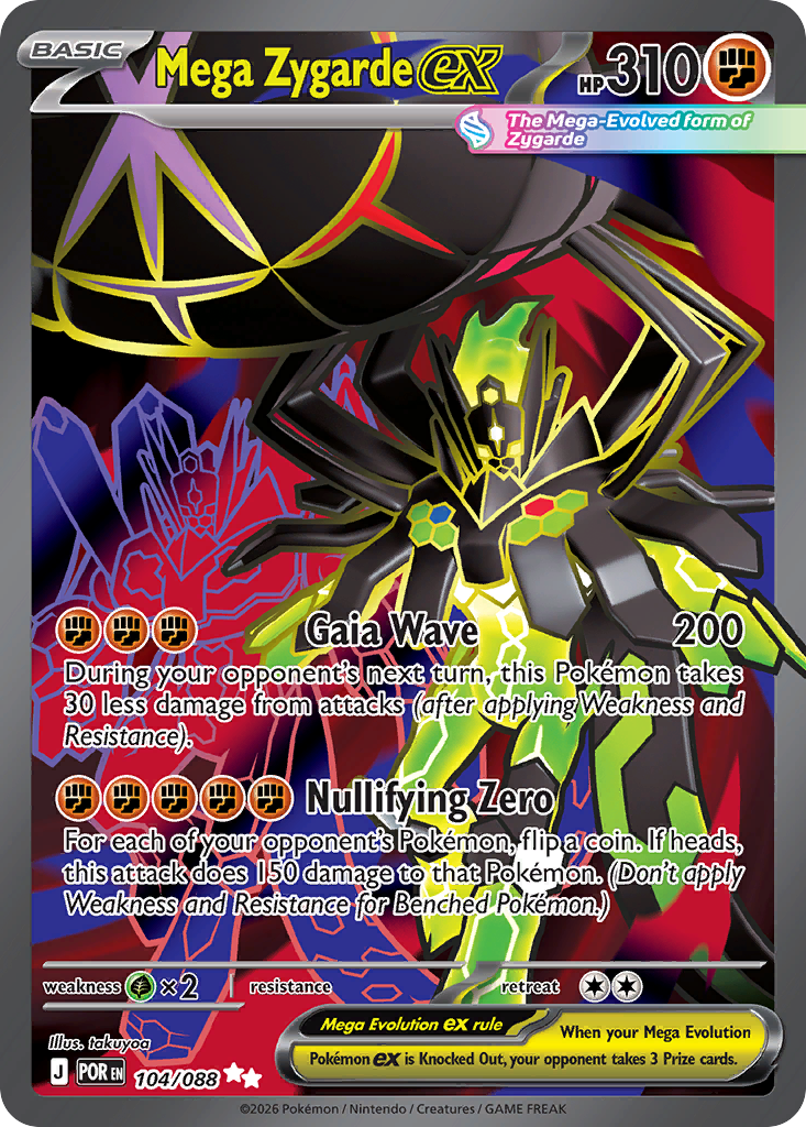 Mega Zygarde ex [ME3 - 104]