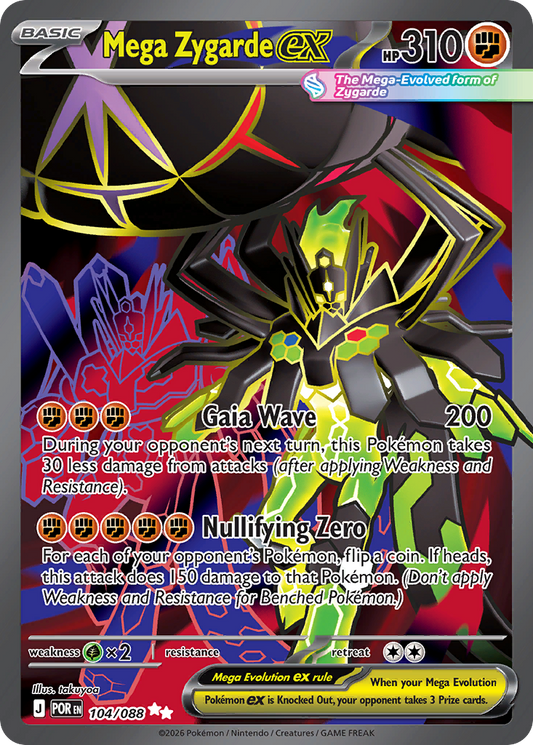 Mega Zygarde ex [ME3 - 104]