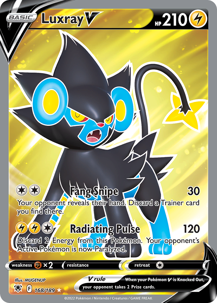 Luxray V [SWSH10 - 168]