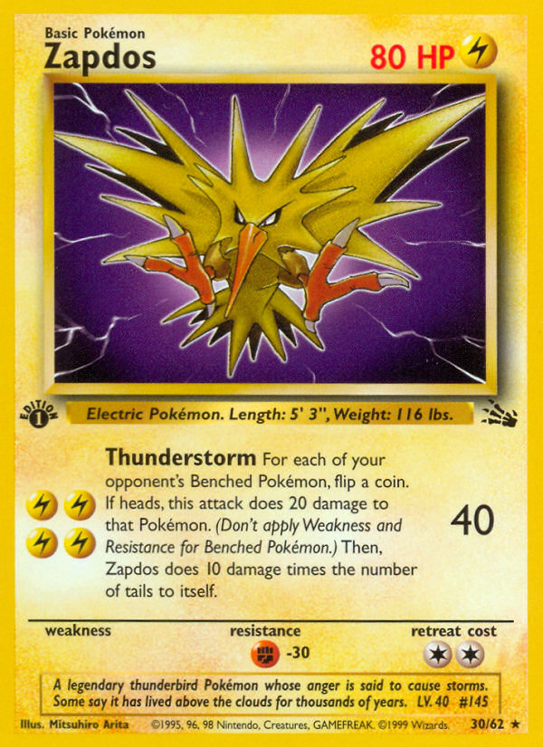 Zapdos [BASE3^UNL - 30]