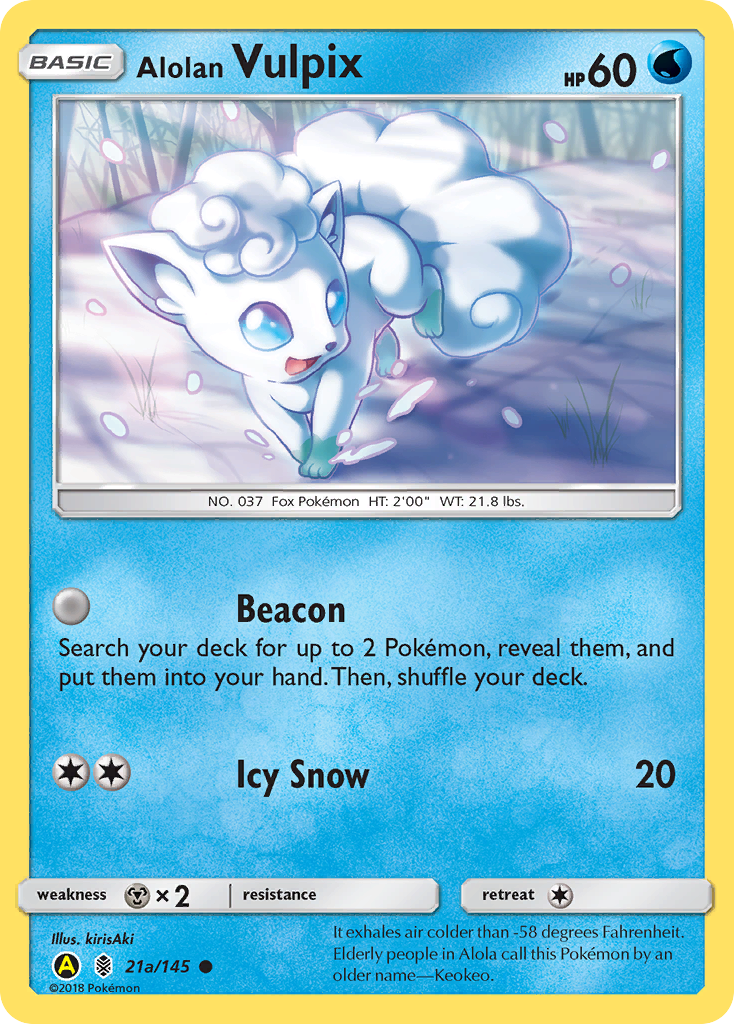Alolan Vulpix [SM2 - 21a]