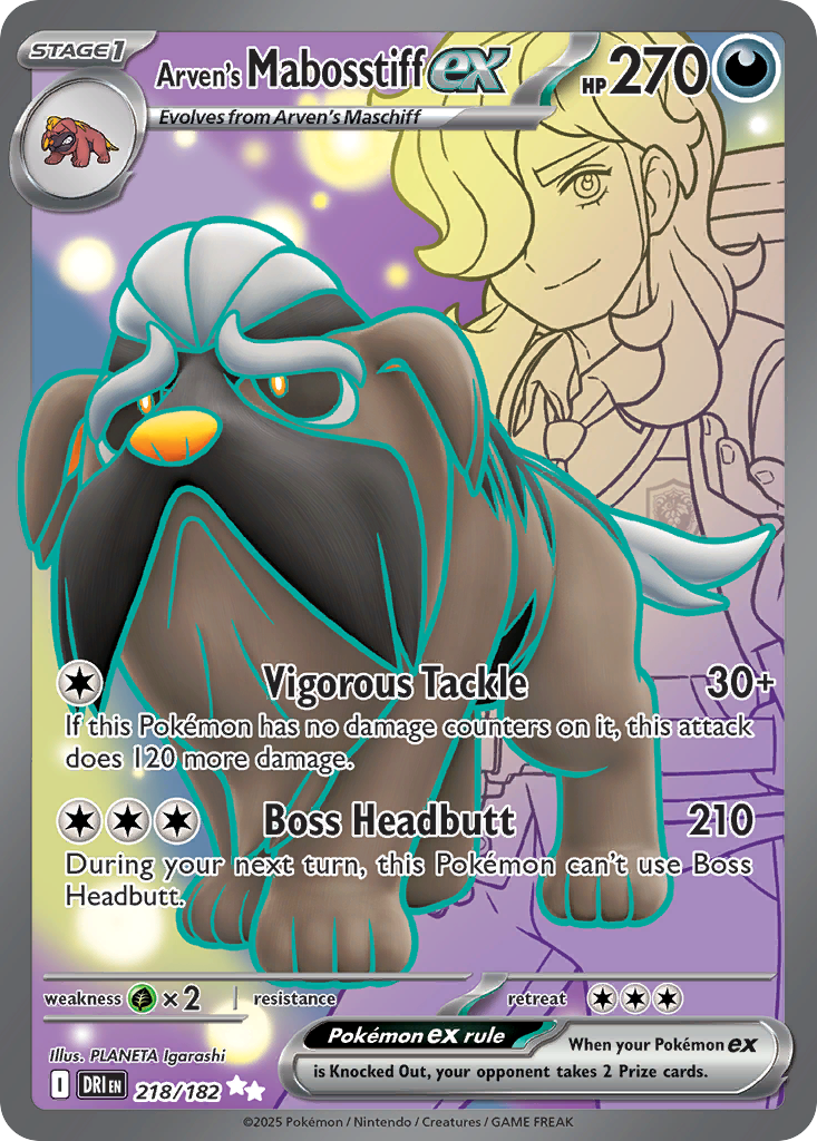 Arven's Mabosstiff ex [SV10 - 218]
