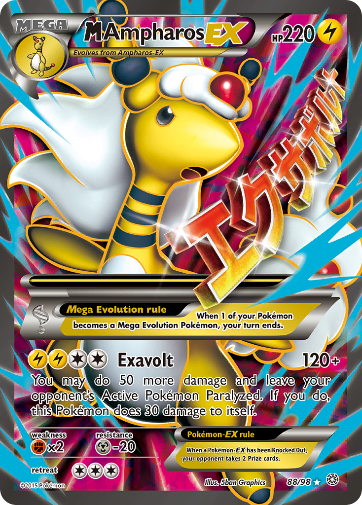 M Ampharos-EX [XY7 - 88]