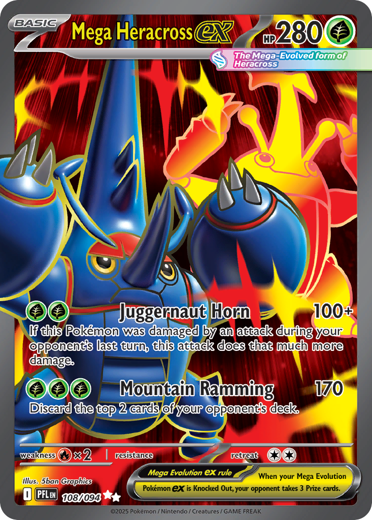 Mega Heracross ex [ME2 - 108]