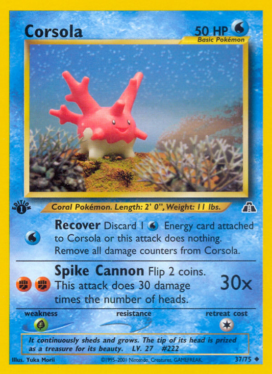 Corsola [NEO2^UNL - 37]