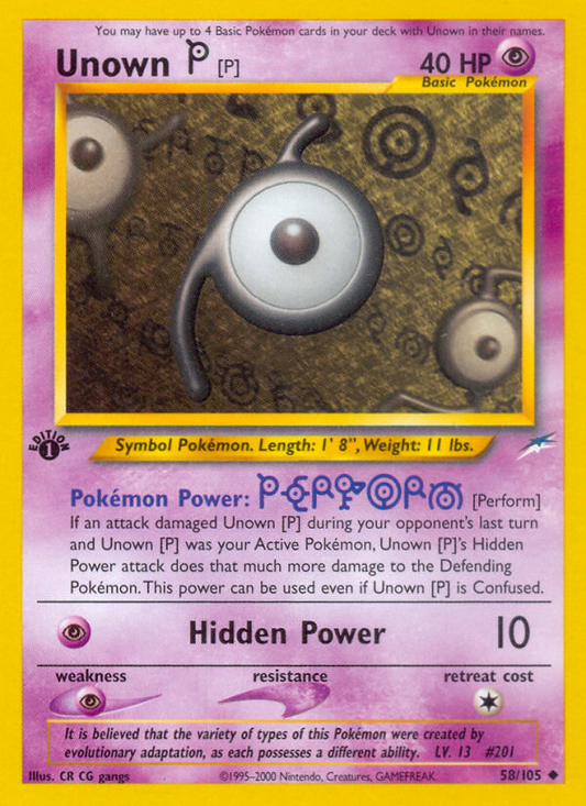 Unown [P] [NEO4 - 58]