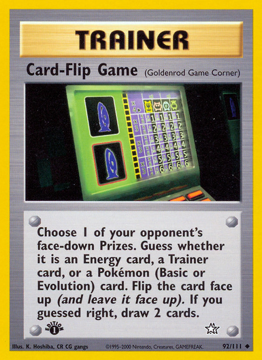 Card-Flip Game [NEO1 - 92]