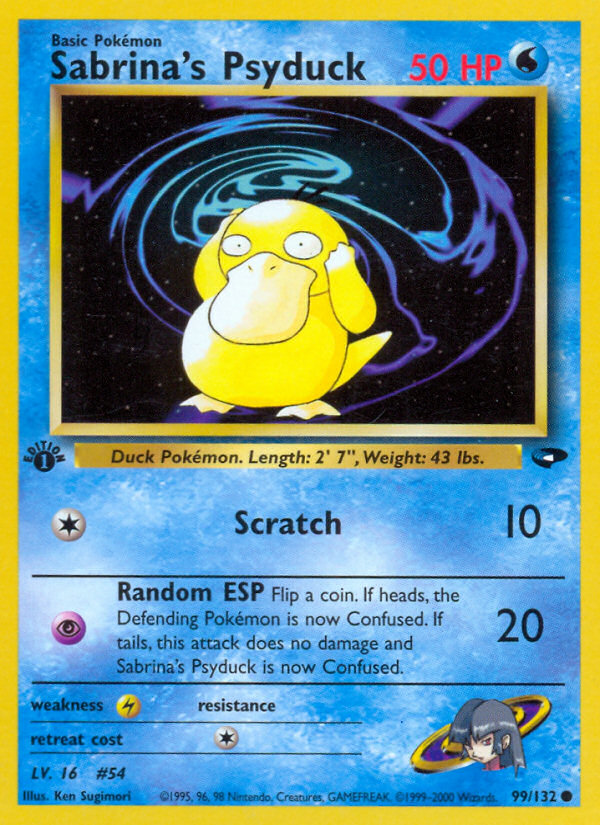 Sabrina's Psyduck [GYM2^UNL - 99]